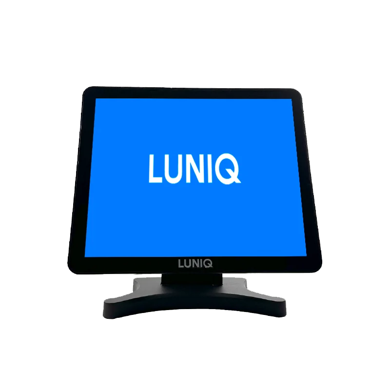 Monitor Touch / 15" / Luniq / HDMI / VGA / Base de Metal – LQ-15