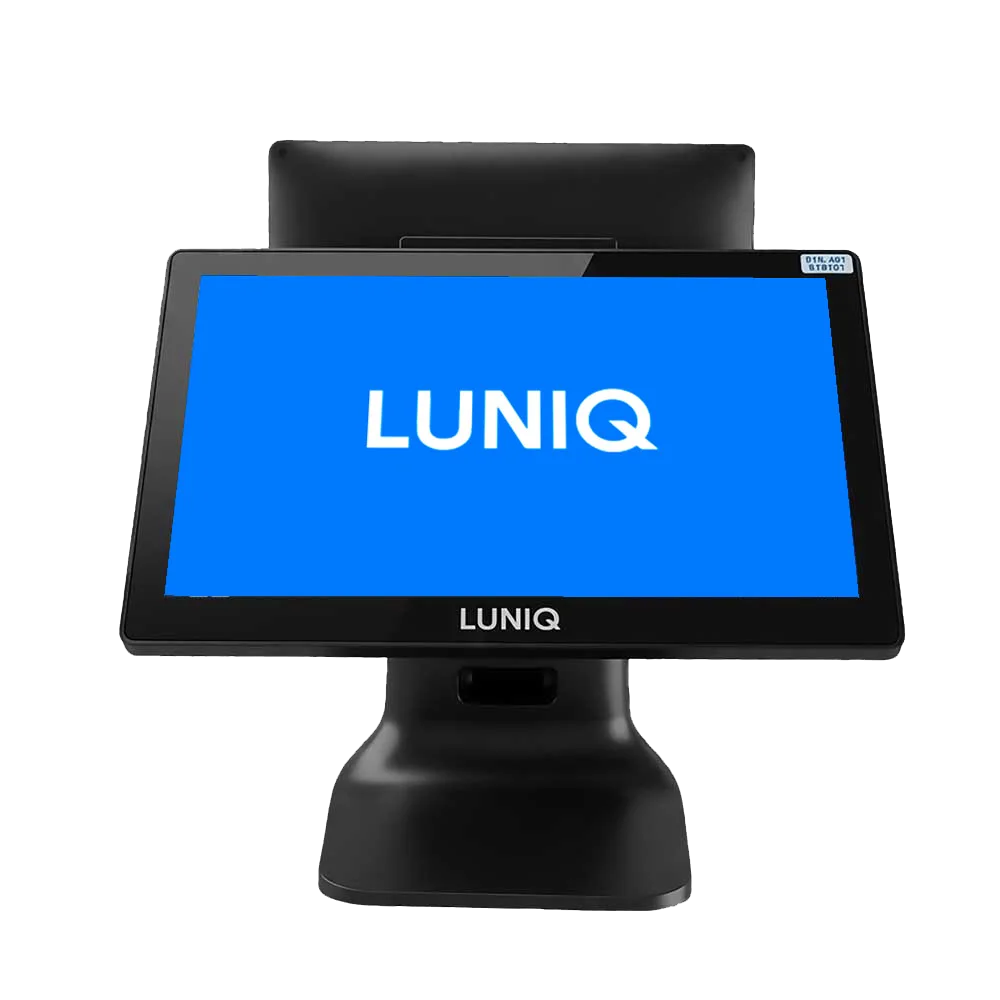 Luniq LQ-1506D | All In One POS 15.6" + Pantalla Cliente 11.6" | Core i5 4th