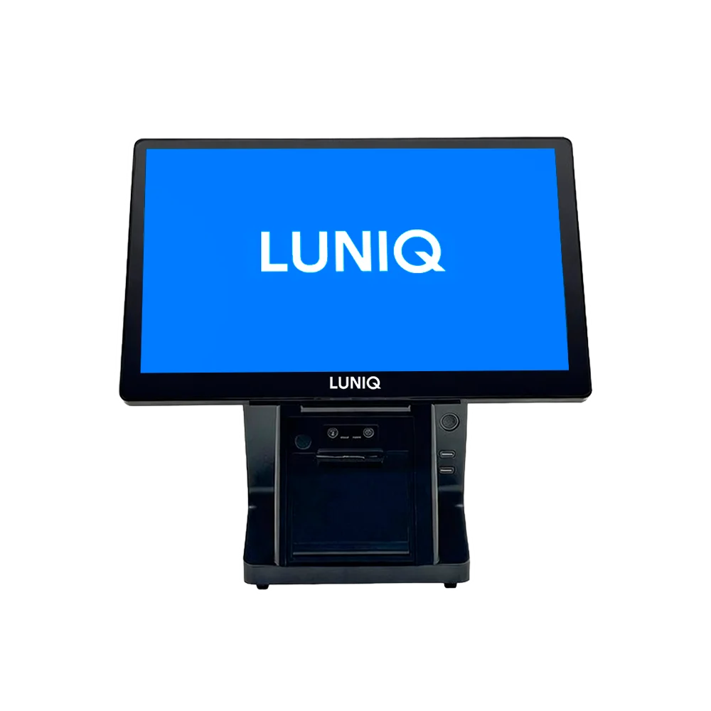 Luniq LQ-D80 One | All In One POS 15.6" + Pantalla Cliente 8.6" + Impresora 80mm Integrada | Core i5