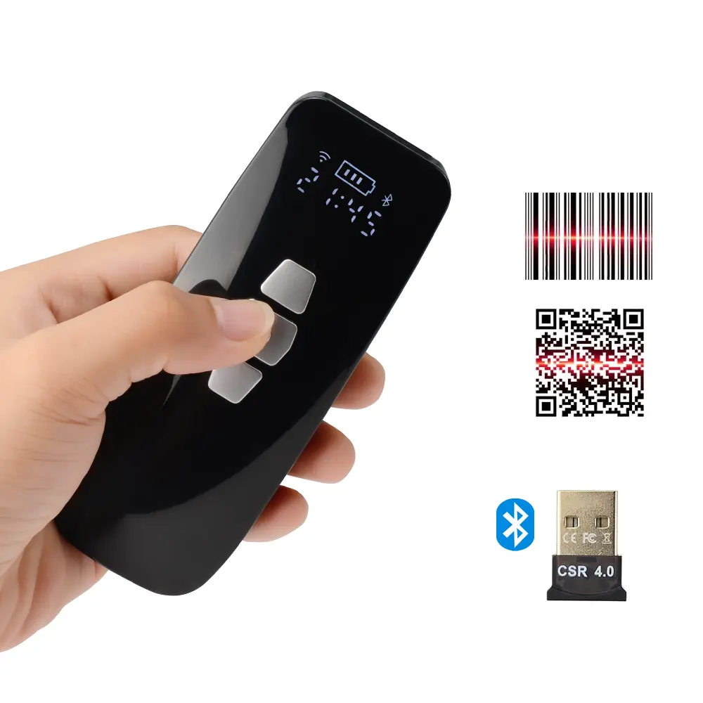 Lector de Código de Barra Portátil Inalambrico Yhdaa 1d y 2d | Brain-3200db | Bluetooth